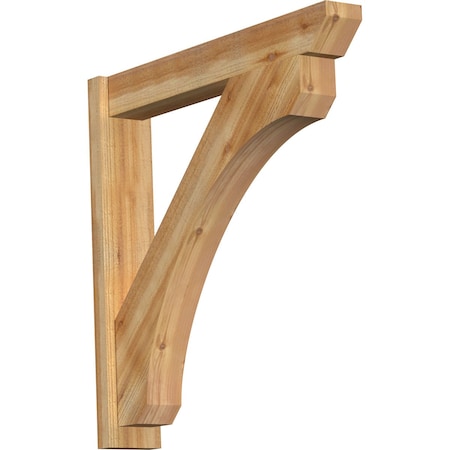 Legacy Slat Rough Sawn Outlooker, Western Red Cedar, 6W X 36D X 36H